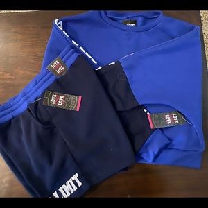 2 NEW WOMENS PLUS SWEATSUIT SHORTSETS